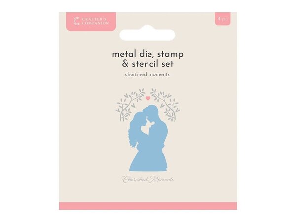 Crafter's Companion Cherished Moments Metal Die Stamp & Stencil Set (CC-MD-STEN-CHMO) Crafter's Companion Cherished Moments Metal Die Stamp & Stencil Set (CC-MD-STEN-CHMO)