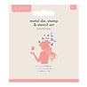 Crafter's Companion Butterfly Kisses Metal Die Stamp & Stencil Set (CC-MD-STEN-BUKI) Crafter's Companion Butterfly Kisses Metal Die Stamp & Stencil Set (CC-MD-STEN-BUKI)