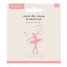 Crafter's Companion Beauty in Every Step Metal Die Stamp & Stencil Set (CC-MD-STEN-BIES) Crafter's Companion Beauty in Every Step Metal Die Stamp & Stencil Set (CC-MD-STEN-BIES)