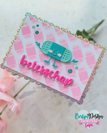 Carlijn Design Stencils Feel Better (3pcs) (CDSC-0041) Carlijn Design Stencils Feel Better (3pcs) (CDSC-0041)