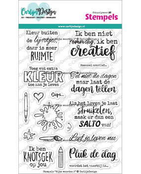 Carlijn Design Stempels Wijze woorden 2 (CDST-0140)
