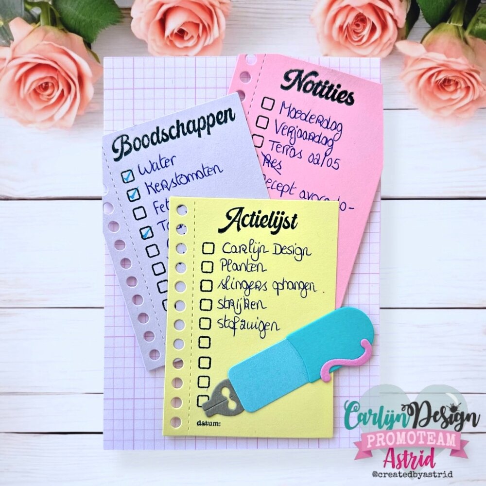 Carlijn Design Stempels A6 Notitieblok (CDST-0141) Carlijn Design Stempels A6 Notitieblok (CDST-0141)