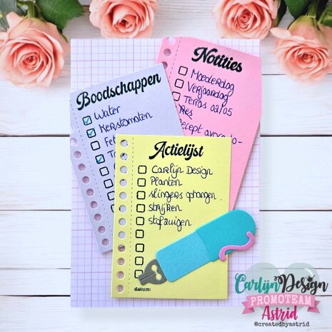 Carlijn Design Stempels A6 Notitieblok (CDST-0141) Carlijn Design Stempels A6 Notitieblok (CDST-0141)