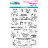 Carlijn Design Stempels Kikker Vriendjes (CDST-0144)