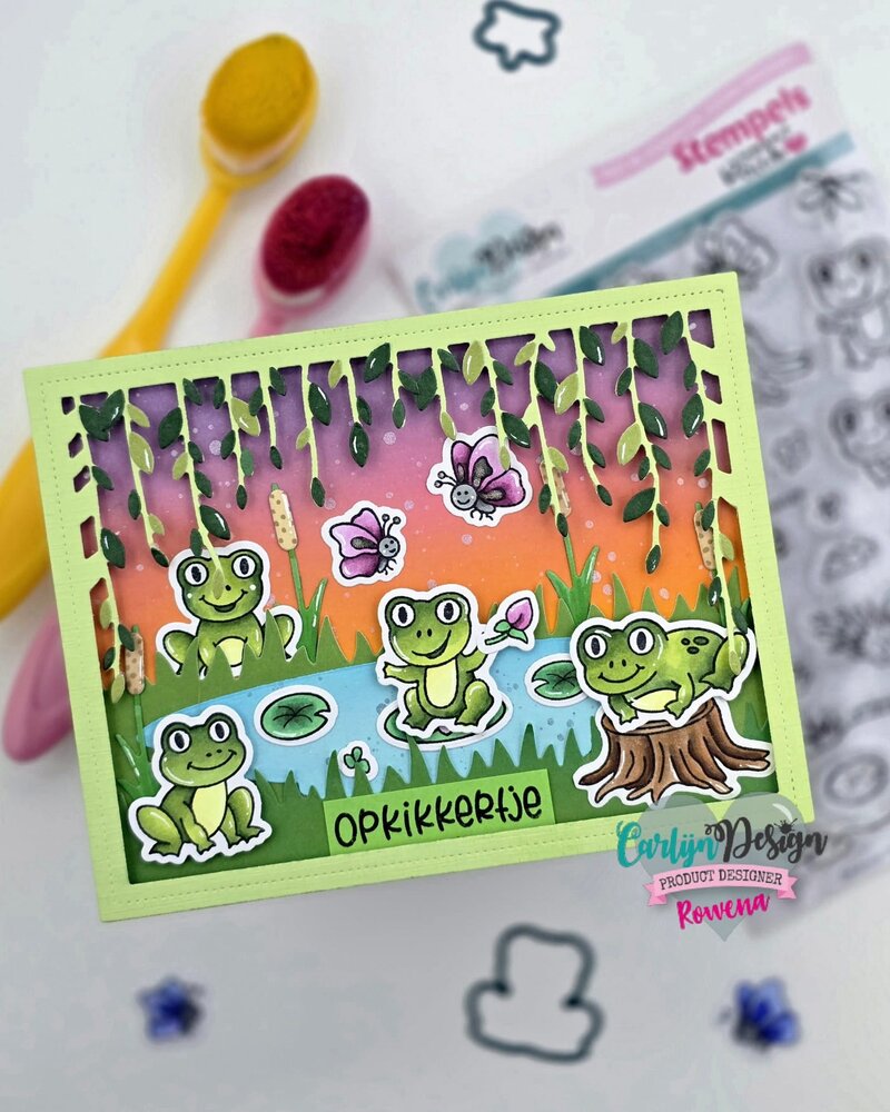 Carlijn Design Stempels Kikker Vriendjes (CDST-0144) Carlijn Design Stempels Kikker Vriendjes (CDST-0144)