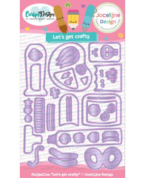 Carlijn Design Snijmallen Let's get Crafty (CDJD-0057) Carlijn Design Snijmallen Let's get Crafty (CDJD-0057)