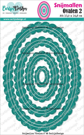 Carlijn Design Snijmallen Ovalen 2 (CDSN-0302) Carlijn Design Snijmallen Ovalen 2 (CDSN-0302)