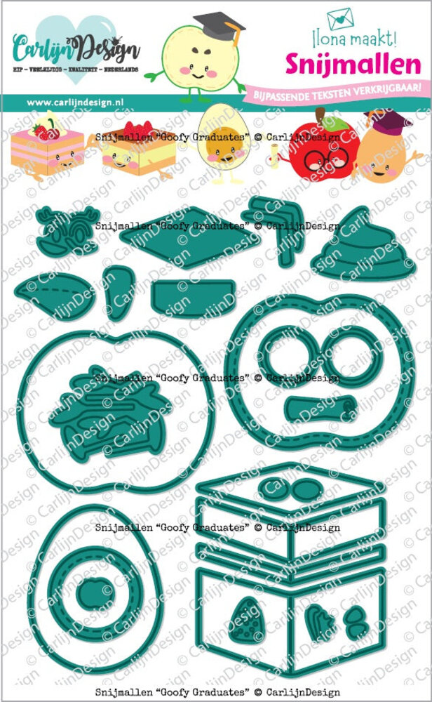 Carlijn Design Snijmallen Goofy Graduates (CDSN-0304)