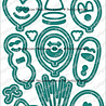 Carlijn Design Snijmallen Ballonnen Klein (CDSN-0305) Carlijn Design Snijmallen Ballonnen Klein (CDSN-0305)