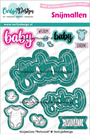 Carlijn Design Snijmallen Baby Baby (CDSN-0310) Carlijn Design Snijmallen Baby Baby (CDSN-0310)