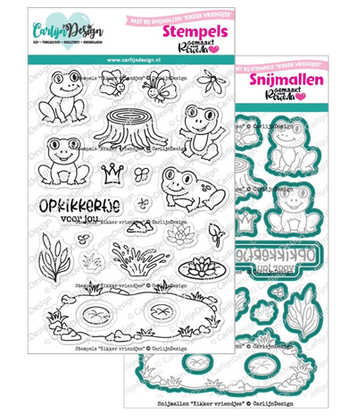 Carlijn Design Stempels & Snijmallen Kikker Vriendjes (CDST-0144/CDSN-0308) Carlijn Design Stempels & Snijmallen Kikker Vriendjes (CDST-0144/CDSN-0308)