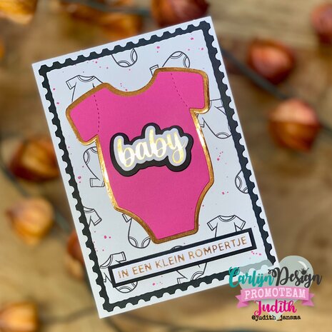 Carlijn Design Hot Foil Baby Baby (CDHF-0078) Carlijn Design Hot Foil Baby Baby (CDHF-0078)