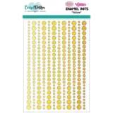 Carlijn Design Glitter Enamel Dots Yellow (CDED-0007)