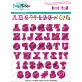 Carlijn Design Hot Foil Alfabet Retro (CDHF-0077)