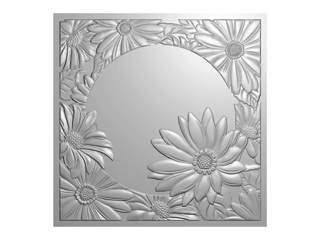 Crafter's Companion Gorgeous Gerberas 3D Embossing Folder, Metal Die and Stencil Set (CC-3DEF5.5-MD-STEN-GOGE)