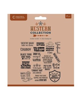 Crafter's Companion Western Collection Clear Stamps Rootin’ Tootin’ (WC-CA-ST-ROTO) Crafter's Companion Western Collection Clear Stamps Rootin’ Tootin’ (WC-CA-ST-ROTO)