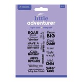Crafter's Companion Little Adventurer Clear Stamps Super Cool Sentiments (CC-CA-ST-SUCS)