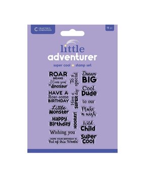 Crafter's Companion Little Adventurer Clear Stamps Super Cool Sentiments (CC-CA-ST-SUCS) Crafter's Companion Little Adventurer Clear Stamps Super Cool Sentiments (CC-CA-ST-SUCS)