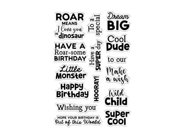 Crafter's Companion Little Adventurer Clear Stamps Super Cool Sentiments (CC-CA-ST-SUCS) Crafter's Companion Little Adventurer Clear Stamps Super Cool Sentiments (CC-CA-ST-SUCS)