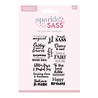 Crafter's Companion PRE-ORDER Sparkle and Sass Clear Stamps Too Much Sass Sentiments (CC-CA-ST-TMSS) Crafter's Companion PRE-ORDER Sparkle and Sass Clear Stamps Too Much Sass Sentiments (CC-CA-ST-TMSS)