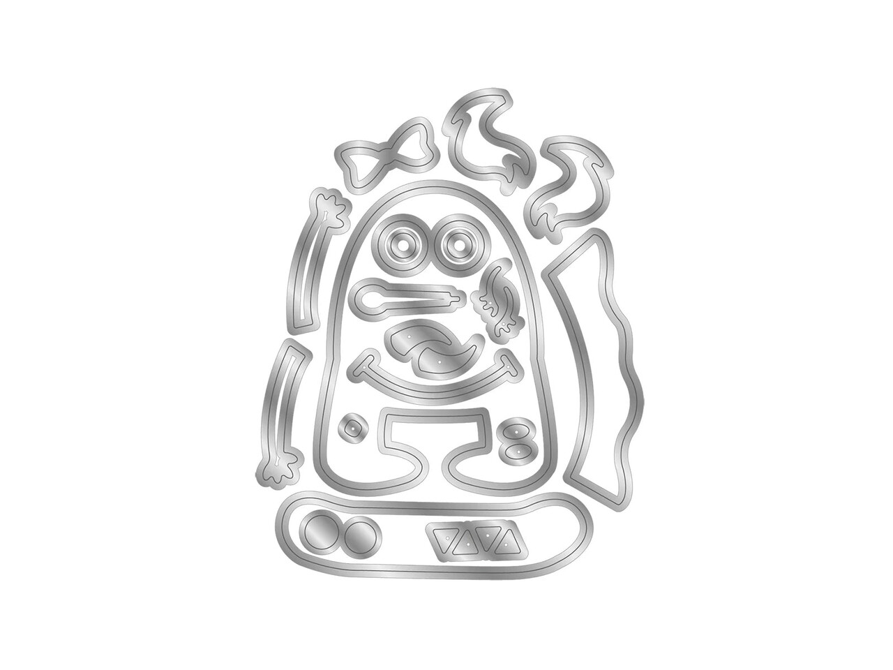 Crafter's Companion Sparkle and Sass Dies Missy the Monster (CC-MD-MIMO) Crafter's Companion Sparkle and Sass Dies Missy the Monster (CC-MD-MIMO)