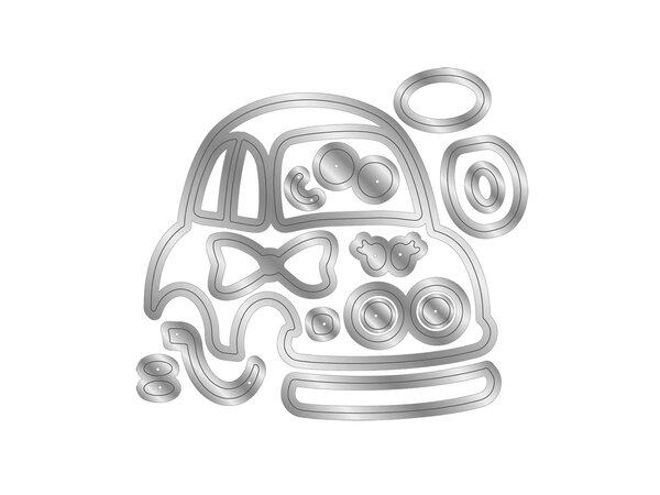 Crafter's Companion Sparkle and Sass Dies Betty the Car (CC-MD-BECA) Crafter's Companion Sparkle and Sass Dies Betty the Car (CC-MD-BECA)