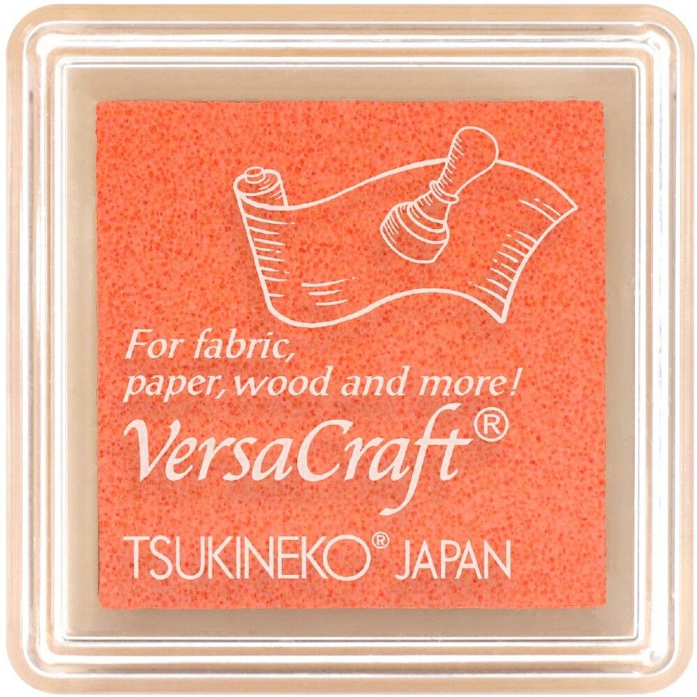 Tsukineko VersaCraft Salmon Pink Small Ink Pad (VK-SML-208) Tsukineko VersaCraft Salmon Pink Small Ink Pad (VK-SML-208)