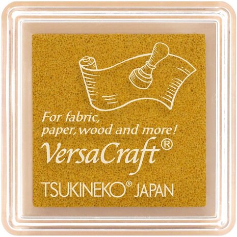 Tsukineko VersaCraft Mustard Yellow Small Ink Pad (VK-SML-212) Tsukineko VersaCraft Mustard Yellow Small Ink Pad (VK-SML-212)