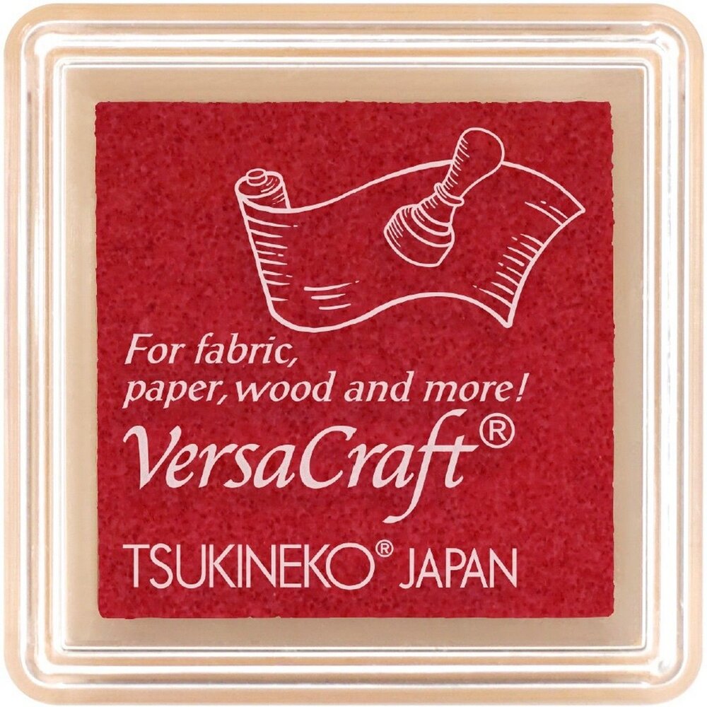 Tsukineko VersaCraft Ruby Small Ink Pad (VK-SML-K23) Tsukineko VersaCraft Ruby Small Ink Pad (VK-SML-K23)