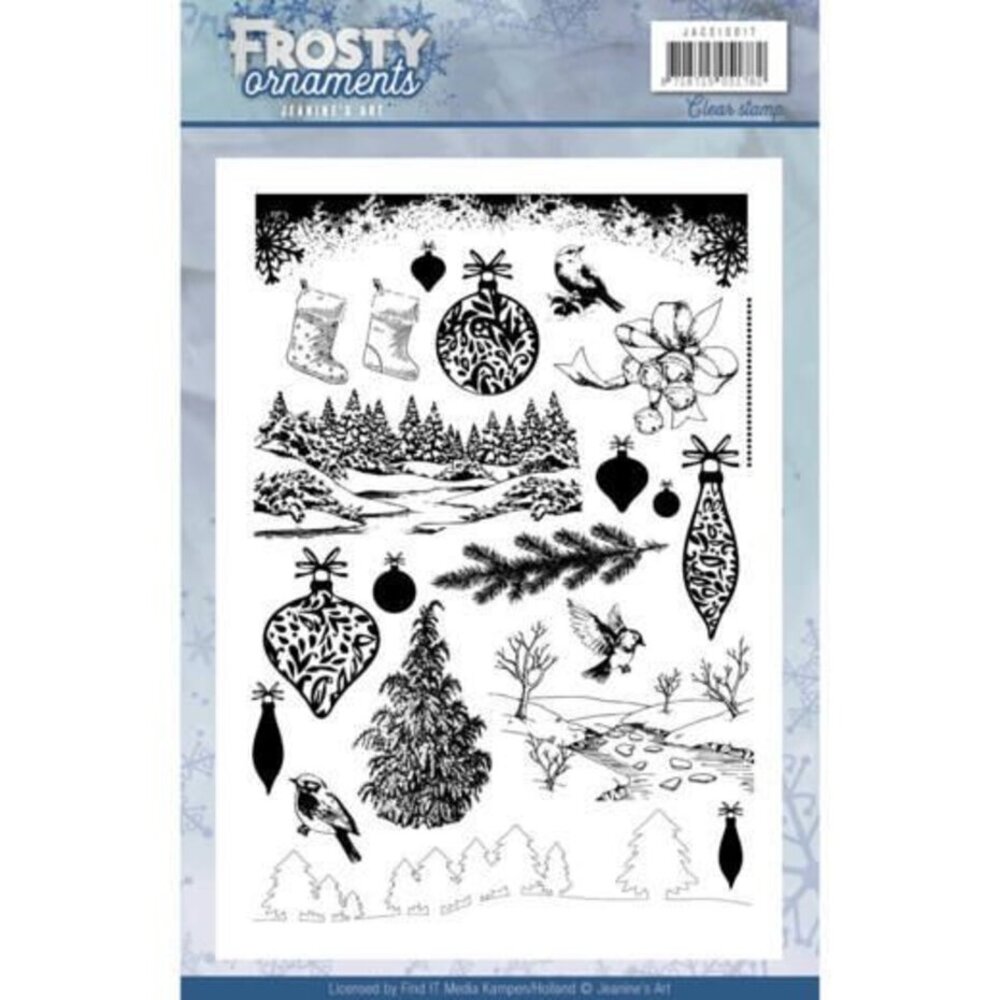 Jeanine's Art Frosty Ornaments Clear Stamp Set (JACS10017) Jeanine's Art Frosty Ornaments Clear Stamp Set (JACS10017)