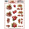 Berrie's Beauties Sweet Strawberries 3D Push Out Pure Strawberries (SB11025) Berrie's Beauties Sweet Strawberries 3D Push Out Pure Strawberries (SB11025)