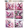 Berrie's Beauties Pink Hummingbird Scenery Push Out Square (BBSC10090) Berrie's Beauties Pink Hummingbird Scenery Push Out Square (BBSC10090)