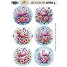 Berrie's Beauties Flamingo Scenery Push Out Round (BBSC10091) Berrie's Beauties Flamingo Scenery Push Out Round (BBSC10091)