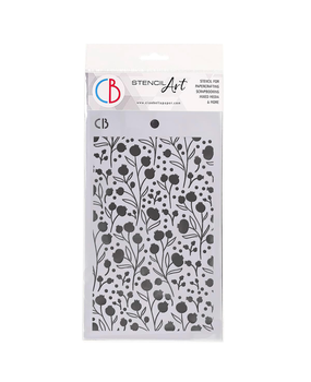 Ciao Bella Papercrafting Winter Berries Masking Stencil (MS060) Ciao Bella Papercrafting Winter Berries Masking Stencil (MS060)