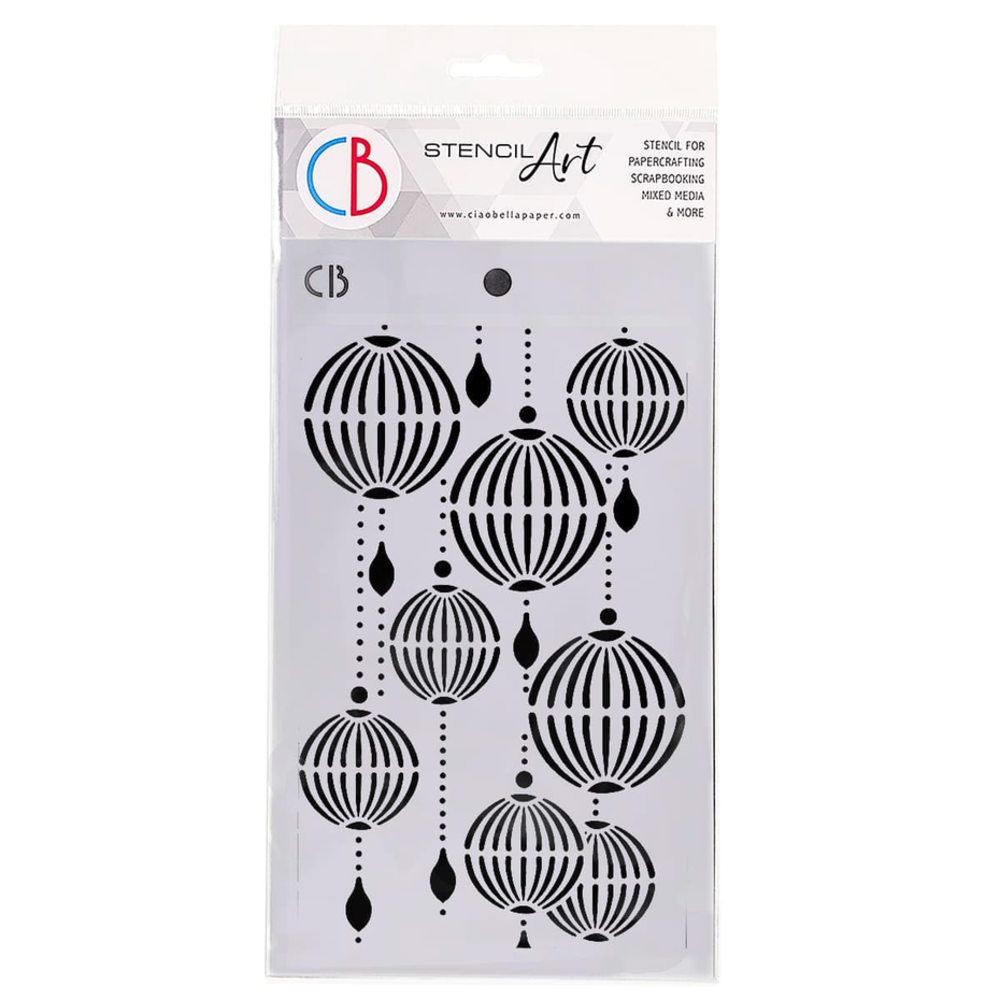 Ciao Bella Papercrafting Lanterns Masking Stencil (MS003)