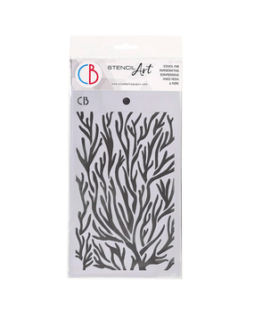 Ciao Bella Papercrafting Corals Masking Stencil (MS031) Ciao Bella Papercrafting Corals Masking Stencil (MS031)
