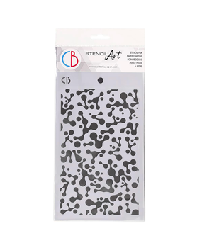 Ciao Bella Papercrafting Abstract Dots Masking Stencil (MS023) Ciao Bella Papercrafting Abstract Dots Masking Stencil (MS023)