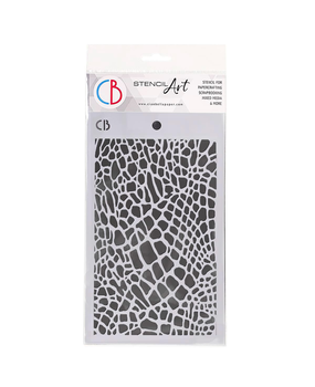 Ciao Bella Papercrafting Crocodile Masking Stencil (MS025) Ciao Bella Papercrafting Crocodile Masking Stencil (MS025)