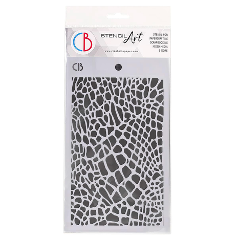 Ciao Bella Papercrafting Crocodile Masking Stencil (MS025) Ciao Bella Papercrafting Crocodile Masking Stencil (MS025)