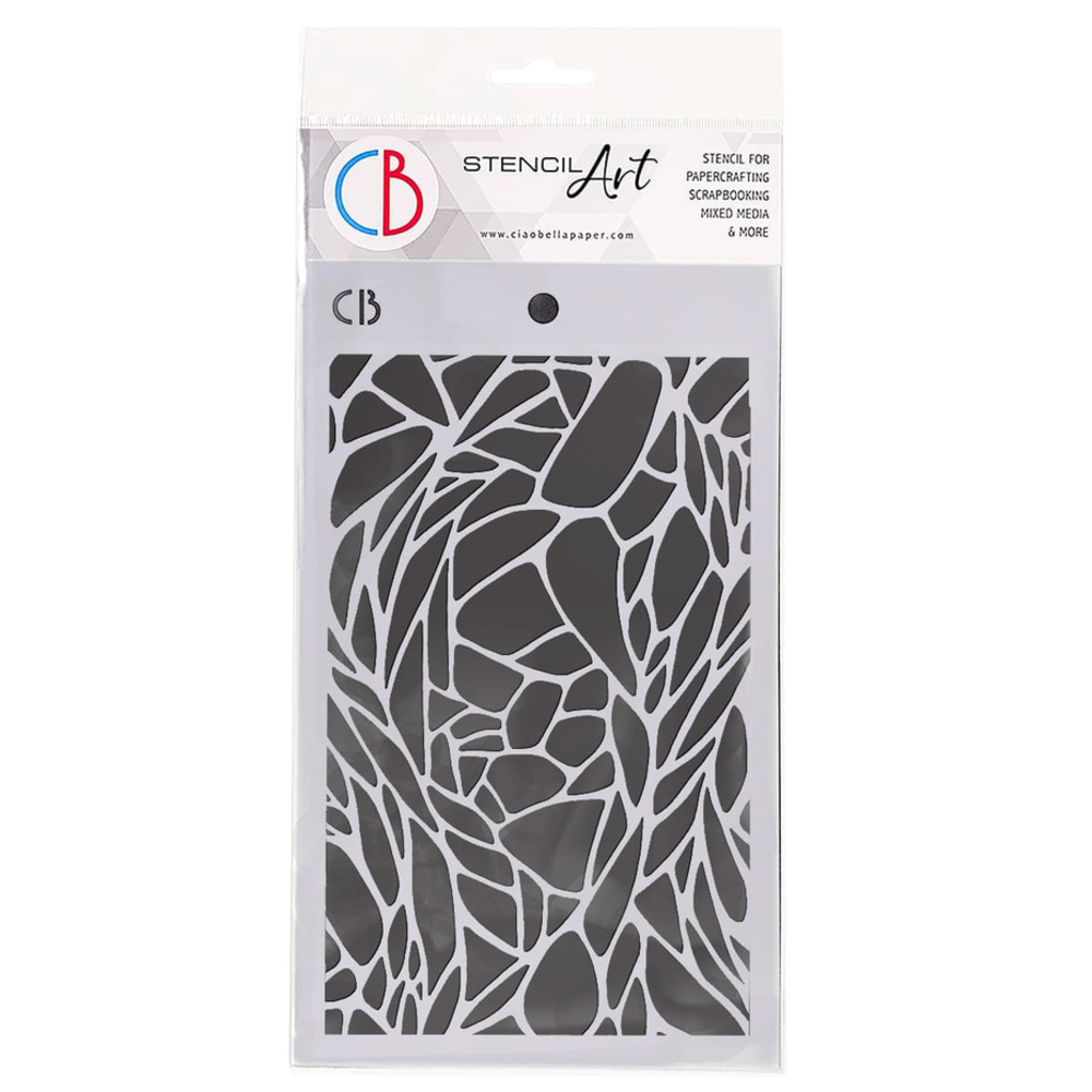 Ciao Bella Papercrafting Tiffany Masking Stencil (MS018) Ciao Bella Papercrafting Tiffany Masking Stencil (MS018)