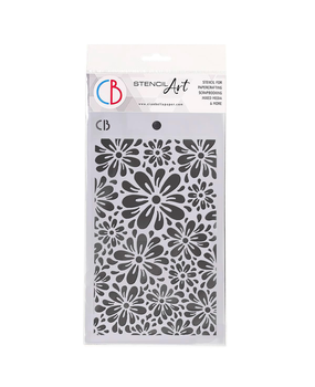 Ciao Bella Papercrafting Blossom Masking Stencil (MS020) Ciao Bella Papercrafting Blossom Masking Stencil (MS020)