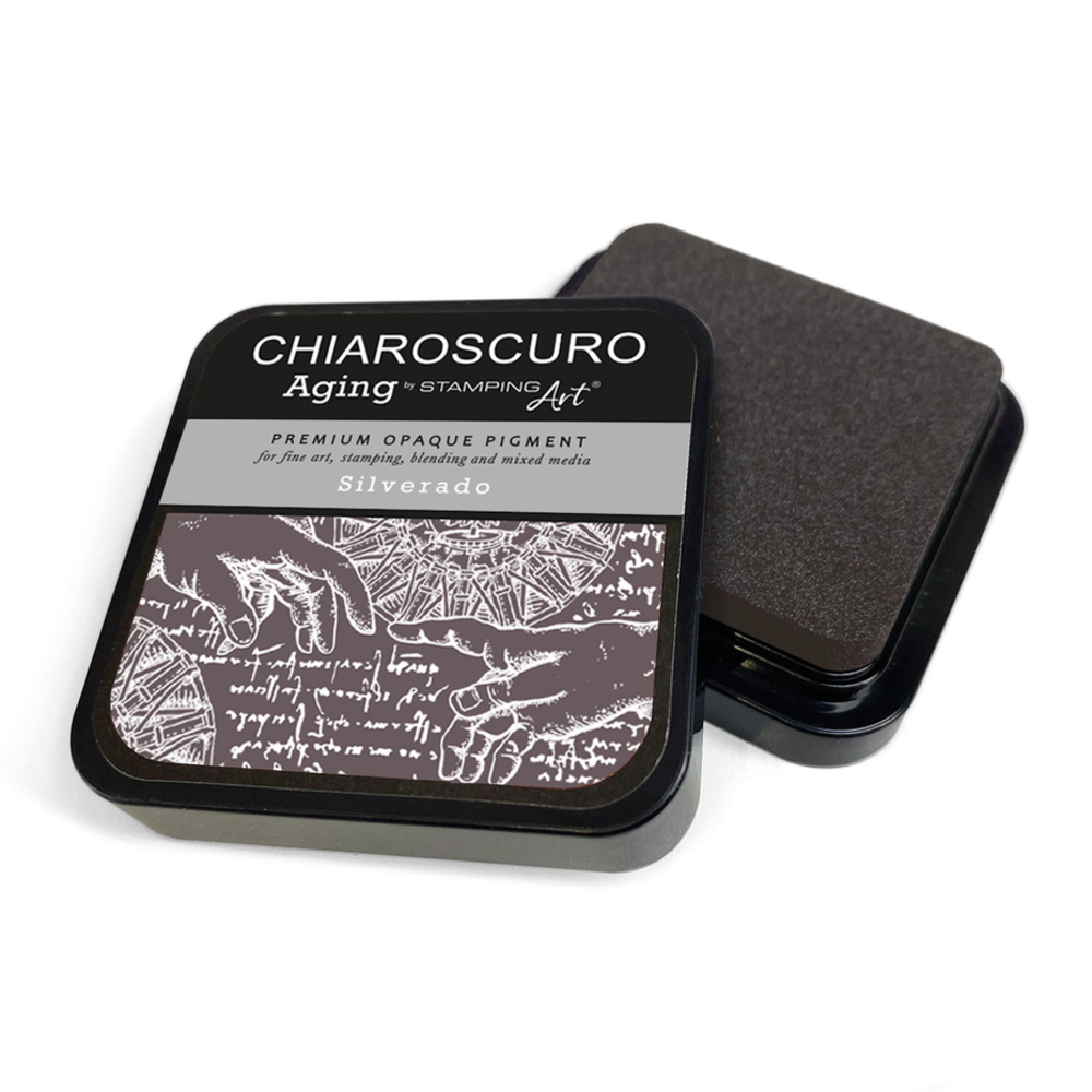 Ciao Bella Papercrafting Chiaroscuro Aging Ink Pad Silverado (PKA105) Ciao Bella Papercrafting Chiaroscuro Aging Ink Pad Silverado (PKA105)