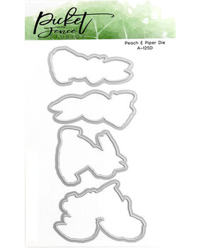 Picket Fence Studios Peach & Piper Die (A-125D) Picket Fence Studios Peach & Piper Die (A-125D)