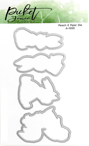 Picket Fence Studios Peach & Piper Die (A-125D) Picket Fence Studios Peach & Piper Die (A-125D)