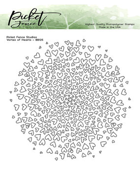 Picket Fence Studios Vortex of Hearts Clear Stamps (BB-125) Picket Fence Studios Vortex of Hearts Clear Stamps (BB-125)