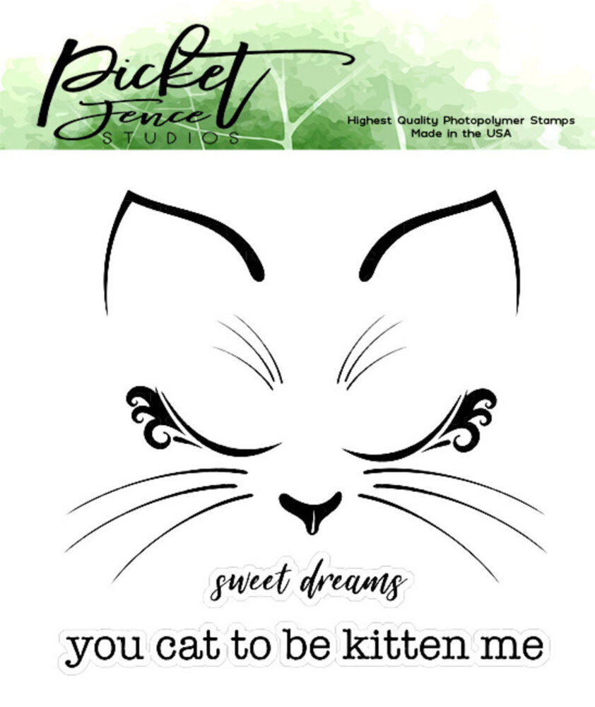 Picket Fence Studios Olivia Kitten Clear Stamps (K-104) Picket Fence Studios Olivia Kitten Clear Stamps (K-104)