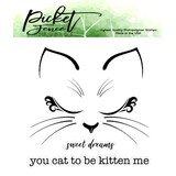 Picket Fence Studios Olivia Kitten Clear Stamps (K-104)