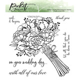 Picket Fence Studios A Bride's Bouquet Clear Stamps (F-129)