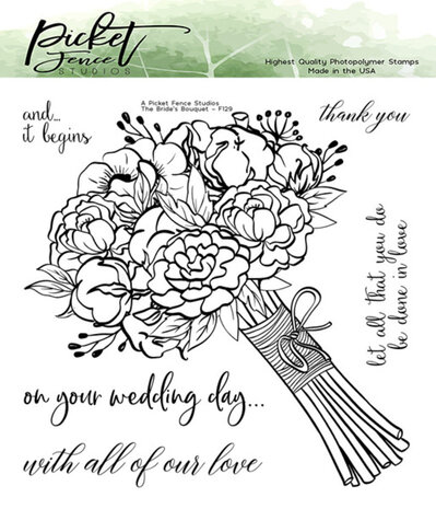 Picket Fence Studios A Bride's Bouquet Clear Stamps (F-129) Picket Fence Studios A Bride's Bouquet Clear Stamps (F-129)