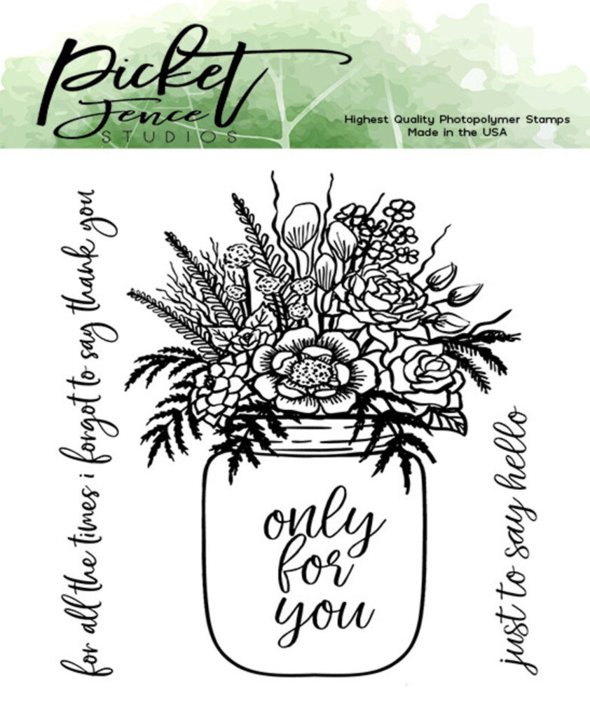 Picket Fence Studios Forgot to Say Thank You Clear Stamps (F-112) Picket Fence Studios Forgot to Say Thank You Clear Stamps (F-112)